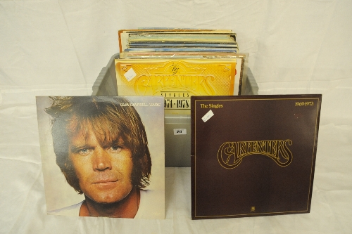 Quantity of LPs - 60s, 70s, Carpenters, Abba, easy listening