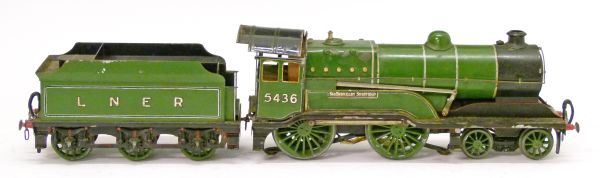 Model Railway-Leeds Model Co 0 Gauge-Electric 4-4-0 ‘Sir Berkeley Sheffield’ loco and tender, LNER