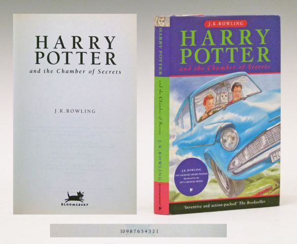 J.K. Rowling-Harry Potter And The Chamber Of Secrets, first edition, first impression, published