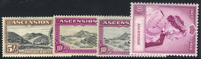 ASCENSION 1934-49 M collection on hagner leaves incl. 1934 Pictorial defin set, 1935 Silver