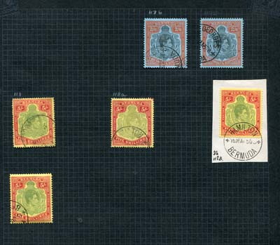 Mixed Lots & Accumulations BRITISH COMMONWEALTH KGVI good to VFU collection mainly part sets,