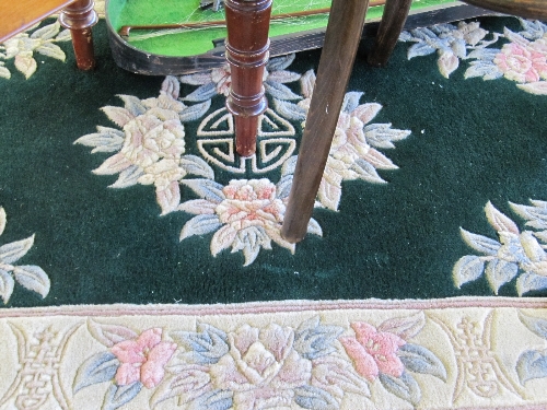 A small Chinese rug.