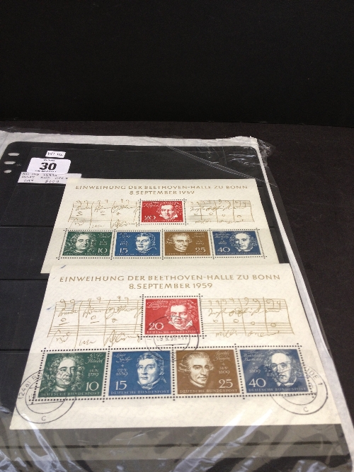 The stamps pictured as lot 30 will be sold with LOT 29.  LOT 30 BLANK