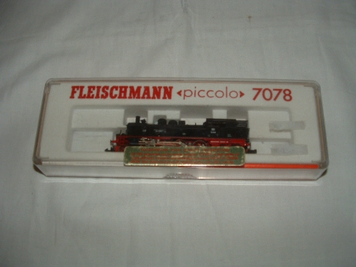 FLEISCHMANN N 7078 DB Black Class 78 no 78248. Near Mint with Instructions in an Excellent Box.