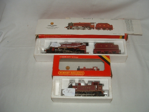 HORNBY R842 Class 5 4-6-0 no 4657 (Near Mint in Fair Plus Box) and R052 Jinty 0-6-0T no 16440 (