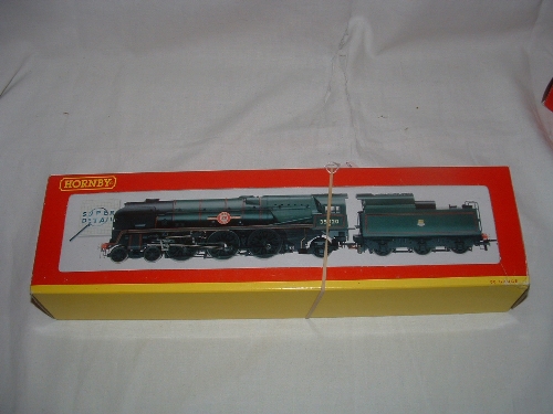 HORNBY R2206 BR Green rebuilt MN 4-6-2 `Bibby Line`. Mint Boxed with Instructions.