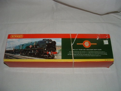 HORNBY R2169 BR Green rebuilt MN 4-6-2 `Clan Line`. Near Mint in an Excellent Box with