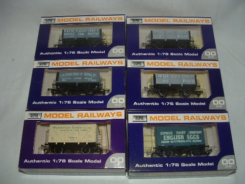 DAPOL 6 x Wessex Models  Somerset/Devon LE Wagons -   Bath Railwaymans Direct Coal Supply (no 112 of