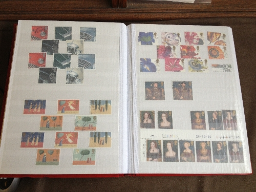 GB fine large stockbook stamps 1994 - 2004 u/m sets face value £220+. Some used.