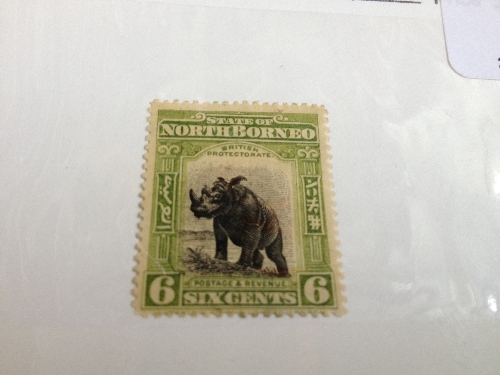 N Borneo 1909 6c mint SG167  P14.5-15 Cat £80.