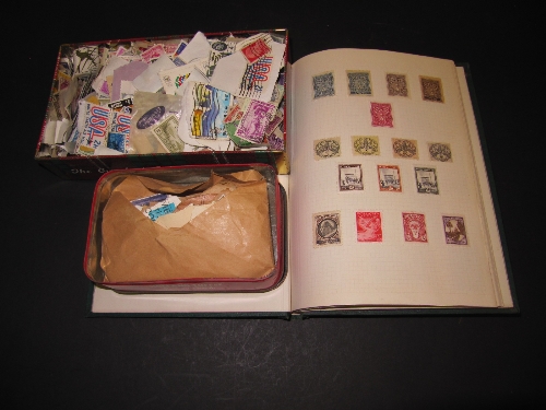 A quantity of stamps.