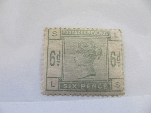 Gb 1883 6d mounted mint SG194 slightly pale colour Cat £600.