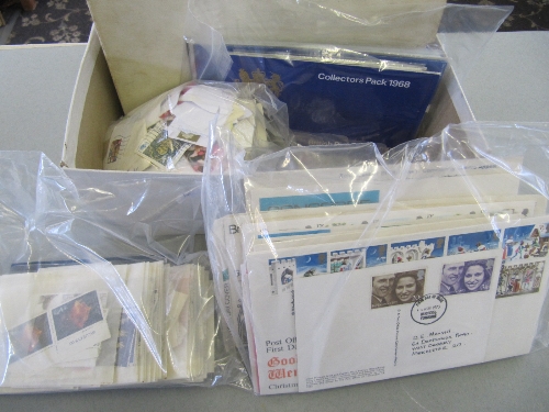 A box of First Day Covers.