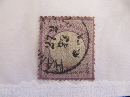 Germany 1872 0.25g good used SG16 Cat £110.