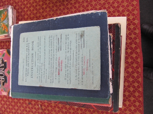 Various books and scrap books including a cycling log dated July 1934 - March 1935 together with