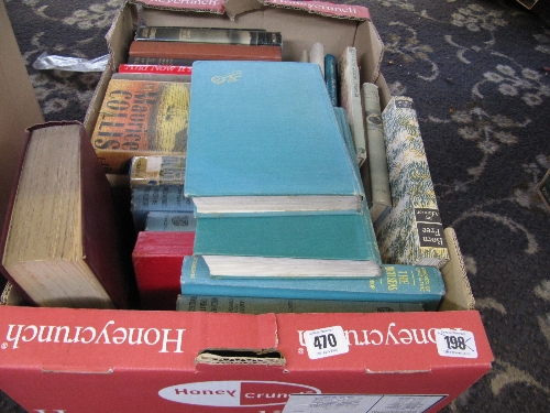 A box of books.