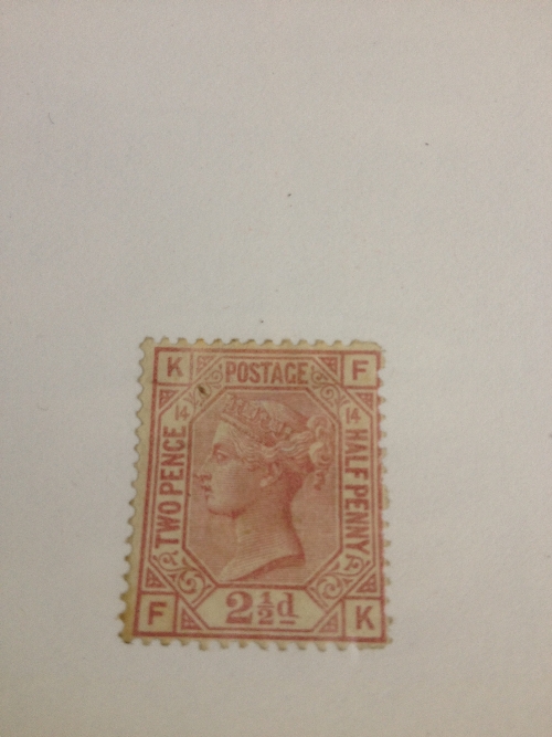 GB 2.5d light mtd mint stamp plate 14 SG141 Cat £500.