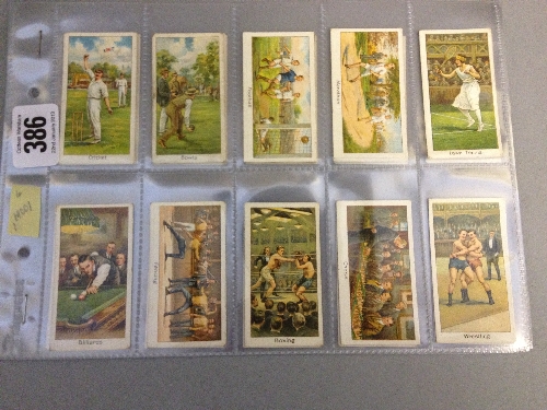 A set of 25 cigarette cards Boguslavsky/Sports Records 2nd Series.