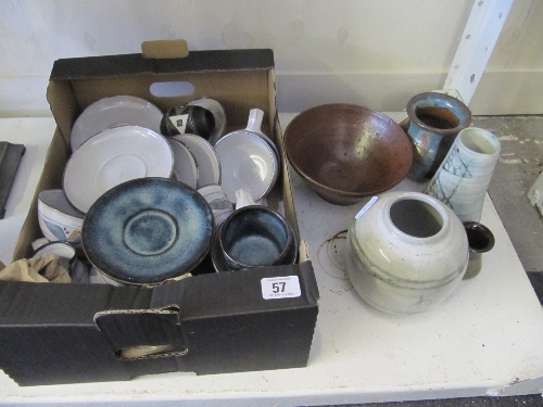 A small quantity of various Art Pottery items.