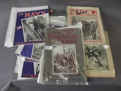 A quantity of WWI magazines 'Fragments of France' by Bairnsfather, The War Illustrated etc