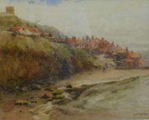 Albert George Stevens (British Staithes Group 1863-1925): Tate Hill Sands Whitby, watercolour signed