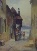 James Moore (19th/20th Century): Tin Ghaut Whitby, watercolour signed and dated '07,  36cm x 27cm