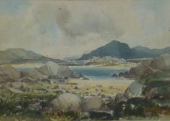 Rowland Hill (Irish 1915-1979): 'Evening Calm Muckness Co. Kerry', watercolour signed and dated