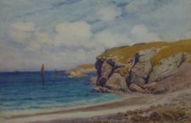 John McDougal (British 1877-1941): Rocky Cove Anglesey, watercolour signed 34cm x 52cm

DDS -