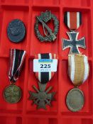 Six Third Reich medals