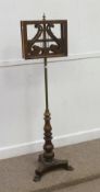 Victorian rosewood duet stand