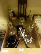 Bar mounted corkscrew, pub jugs, decanters etc