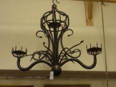 James Godbold bespoke metal chandelier
