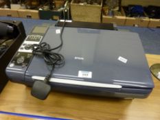 Epson Stylus DX8400 printer, scanner and copier, with instructions and installation disk