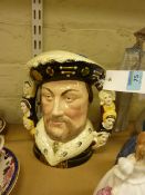 Royal Doulton Henry VIII twin handled character jug, 1990