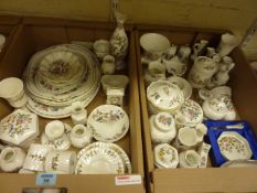 Collection of Aynsley 'Cottage Garden' and 'Pembroke' pattern china items, late 20th Century