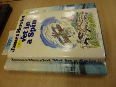 James Herriot, 'Vet in a Spin' hardback first edition, signed by author and 'James Herriots