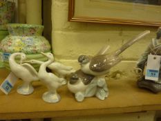 Collection of Lladro birds