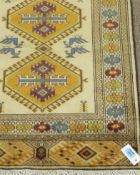 Persian Baluchi rug on cream ground, 92cm x 68cm