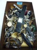 Large miscellaneous collection of wristwatches and parts