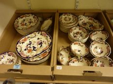Mason's Mandalay part dinner service, to include dinner plates, side plates, soup bowls and
