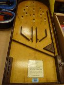 Wooden bagatelle board early 20th Century