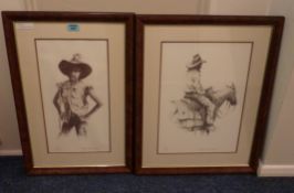 Two limited edition prints signed by Tom Macauley
