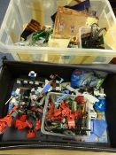 Collection of lego to include Harry Potter items, knight sets and space vehicles