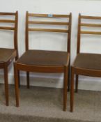 Set four vintage/retro G-Plan teak chairs