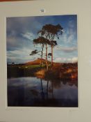 'Aireyholme pond and Roseberry Topping' limited edition photographic print by Joe Cornish no. 16/50