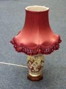 Masons Red Mandalay table lamp