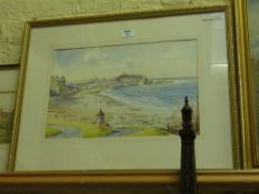 South Bay Scarborough, watercolour by Edward H Simpson