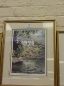 'Summer Pool Kentmere' limited edition colour print by Judy Boyes, signed, titled and numbered 205/