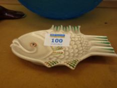 Clarice Cliff fish shaped dish