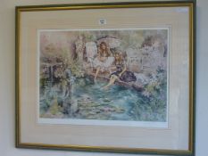 Signed limited edition print by Gordon King
